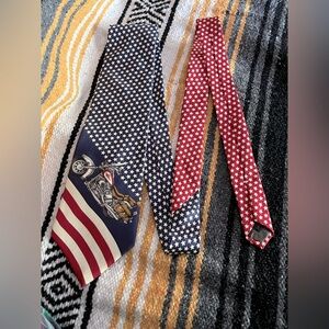 Tommy Hilfiger Rare Patriotic Vintage Italian Silk Neck Tie